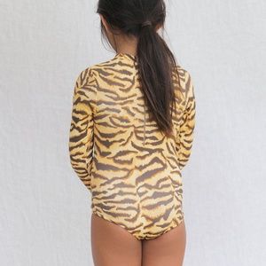 Stone Fox Lumi Long Sleeve One Piece Girls 6T Tigress